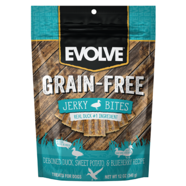 Evolve grain free Jerky Bites