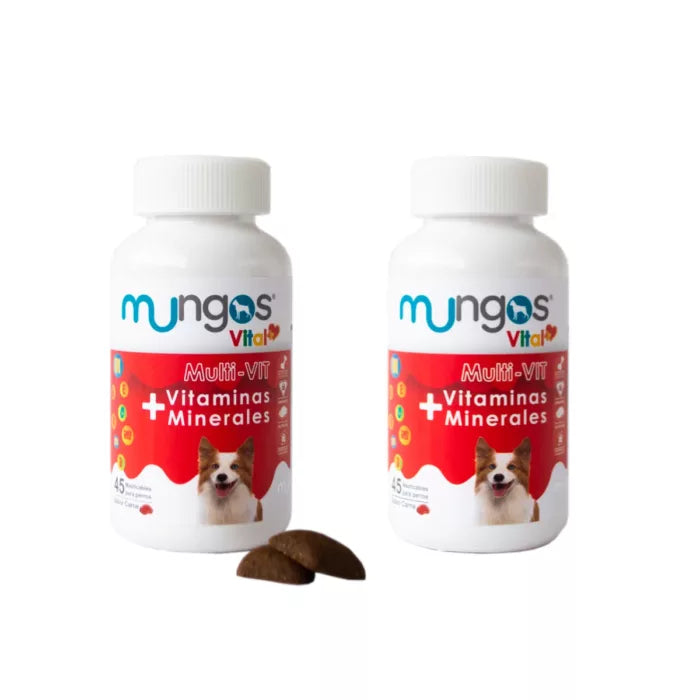 Vitaminas y Minerales para Perros – Mungos vital Multi-vit x 45 unidades blandas