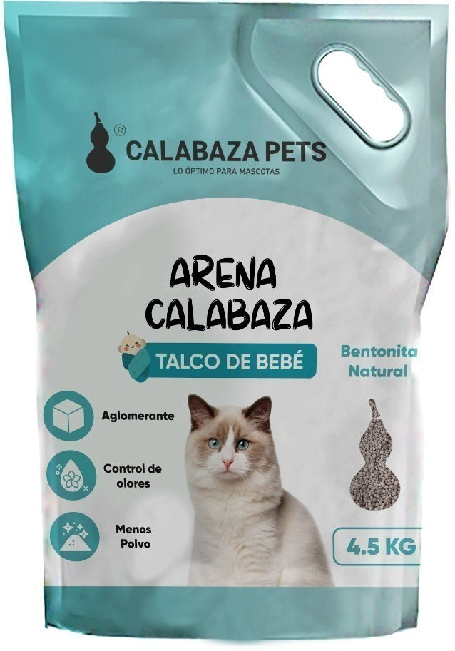 Arena para gatos Calabaza 4.5 kilos