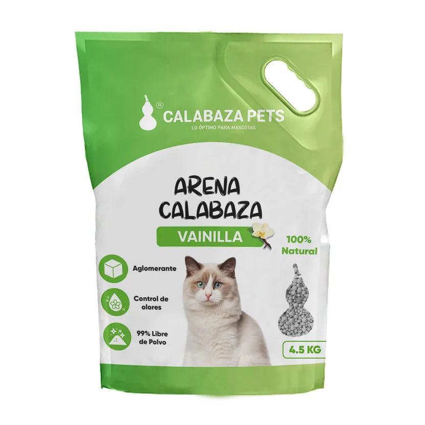 Arena para gatos Calabaza 4.5 kilos