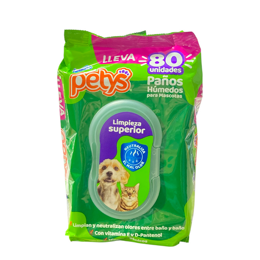 Pañitos Húmedos Petys x 80
