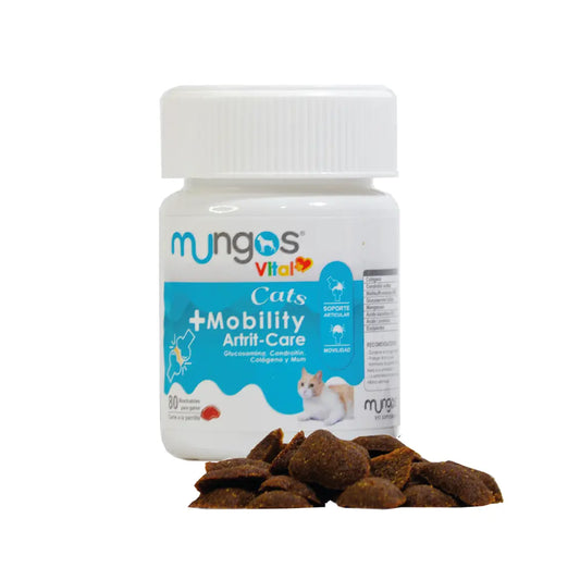 Glucosamina para Gatos – Mungos vital Mobility para gatos x 80 unidades blandas